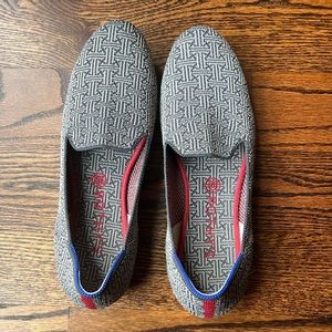 Rothy’s Charcoal Grid Loafers, size 10.5. EUC
